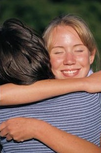 a hug for a caregiver